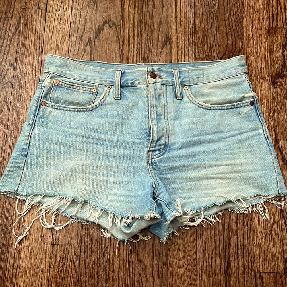 Relaxed denim short